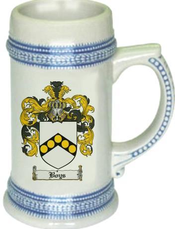 Boys Coat of Arms Stein / Family Crest Tankard Mug