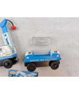 Thomas &amp; Friends Wooden Railway Sodor Ice Crane &amp; Cargo Car w/ Frozen Sh... - $22.76