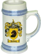 Hysong Coat of Arms Stein / Family Crest Tankard Mug - $21.99