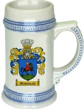 Mahowald Coat of Arms Stein / Family Crest Tankard Mug - £17.57 GBP