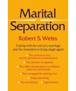 Marital Separation [Paperback] Weiss, Robert S - £1.57 GBP