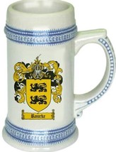 Rourke Coat of Arms Stein / Family Crest Tankard Mug - £17.57 GBP