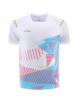 New Li-Ning Sports Short Sleeve Tops Tennis Clothes Men&#39;s Badminton T-SHIRT - £17.53 GBP