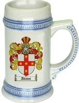 Adams Coat of Arms Stein / Family Crest Tankard Mug - £17.53 GBP