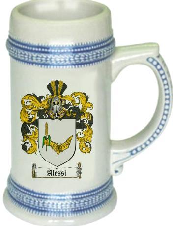 Alessi- Coat of Arms Stein / Family Crest Tankard Mug