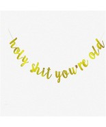 Golden Years Funny Birthday Banner - Hilarious Party Decor for 20th, 30t... - $30.20 CAD
