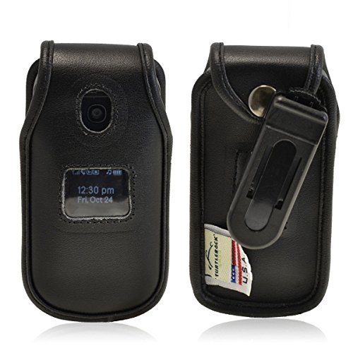 Turtleback LG Envoy 2 II un160 Executive Black Leather Case Phone Case with Ratc - $36.99