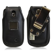 Turtleback LG Revere 3 VN170 Heavy Duty Black Leather Flip Phone Case with Remov - £23.56 GBP