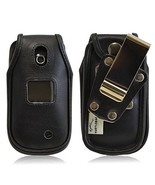 Turtleback LG Revere 3 VN170 Heavy Duty Black Leather Flip Phone Case wi... - £23.69 GBP