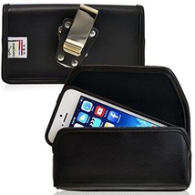 Turtleback Belt Case Made for Apple iPhone SE 5 5c 5s Black Holster Leat... - £29.09 GBP