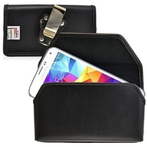 Galaxy S5 Belt Case, Turtleback Samsung Galaxy S5 Holster, Black Leather... - £20.32 GBP