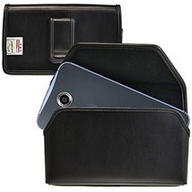 Turtleback Holster Made for Google Nexus 6 Black Belt Case Leather Pouch with Ex - £28.98 GBP