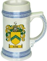 Crisp Coat of Arms Stein / Family Crest Tankard Mug - $21.99