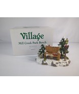 Department 56 CHRISTMAS SNOW VILLAGE MILL CREEK PARK BENCH #52654 - $18.97 CAD