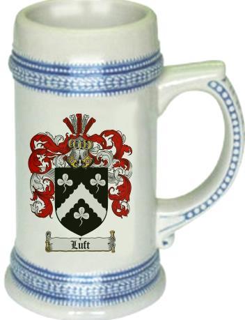 Luft Coat of Arms Stein / Family Crest Tankard Mug