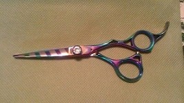 washi rainbow zebra hair cut shear ONLY best professional hairdressing scissors - $147.00