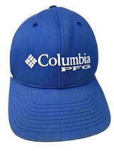 Columbia PFG Flexfit L/XL Blue White Fishing Hat Mesh Back Marlin - £9.80 GBP