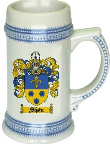Shein Coat of Arms Stein / Family Crest Tankard Mug