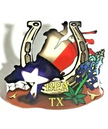 BPA Texas Tie Hat Lapel Pin, Business Professionals Of America - £7.77 GBP