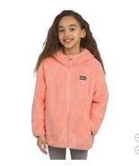 Eddie Bauer Boys Girls Jacket Pale Pink Hood Full-Zip Plush Pockets Heav... - $53.31 CAD