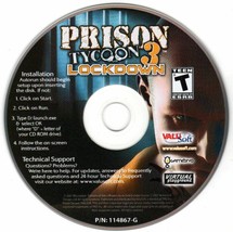 Prison Tycoon 3: Lockdown (PC-CD, 2007) For Windows XP/Vista - New Cd In Sleeve - £3.99 GBP