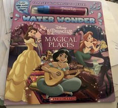 Disney Princess (Water Wonder) - Novelty Book By Scholastic With Pen Lik... - £6.90 GBP