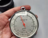 Gischard Hiking Altimeter in Black Leather Case 12000 Feet Germany Vtg - £49.73 GBP