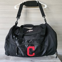 MLB Northwest Cleveland Indian Duffle Gym Travel Bag With Shoe Pocket &amp; ... - £26.87 GBP