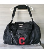MLB Northwest Cleveland Indian Duffle Gym Travel Bag With Shoe Pocket & Strap - $34.21