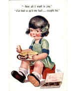 Carte postale Fantaisie, Tout ce que je veux, vers 1900, Arthur Butcher - $184.97 MXN
