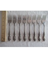 Lot of 8x Oneida OCQ OCO USA Made Stainless WORDSWORTH: Salad Fork 6.75&quot; - $706.97 MXN