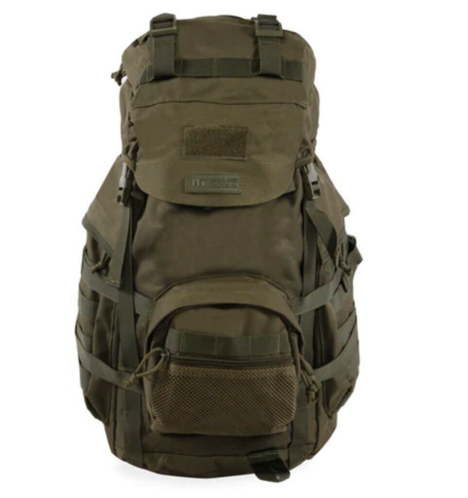 Highland Tactical Spectro Travel Backpack Cut Molle bing Olive Drab