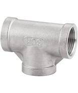 1/2 NPT Female Thread Class 150 Stainless Steel 304 Pipe Fitting Tee - $12.75