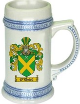 O&#39;Dowd Coat of Arms Stein / Family Crest Tankard Mug - £17.68 GBP