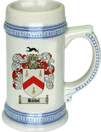 Riedel Coat of Arms Stein / Family Crest Tankard Mug