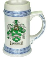 Wetherbee Coat of Arms Stein / Family Crest Tankard Mug - $21.99