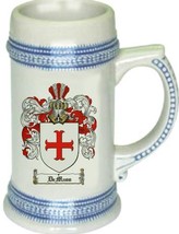 Demass Coat of Arms Stein / Family Crest Tankard Mug - $21.99