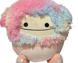 NWT Squishmallows 12” DIANE Peach Bigfoot Rainbow Hair Spring Exclusive ... - $59.28
