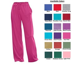 Women&#39;s Sport Knit pants with drawstring elastic waist relaxed fit Plus Big Size - £7.95 GBP