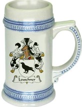 Leuschner Coat of Arms Stein / Family Crest Tankard Mug - £17.37 GBP