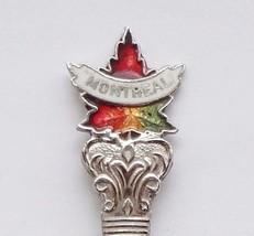 Collector Souvenir Spoon Canada Quebec Montreal Maple Leaf - £4.01 GBP
