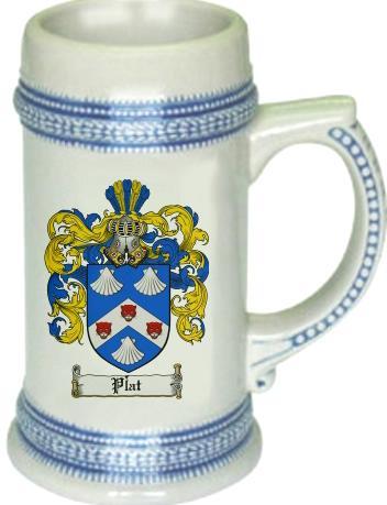 Plat Coat of Arms Stein / Family Crest Tankard Mug