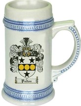 Pulton Coat of Arms Stein / Family Crest Tankard Mug - £17.34 GBP