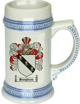 Simpkins Coat of Arms Stein / Family Crest Tankard Mug - £17.57 GBP
