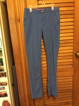 Old Navy Blue Skinny Cotton Adjustable Waist Pants Size 14 - $6.99