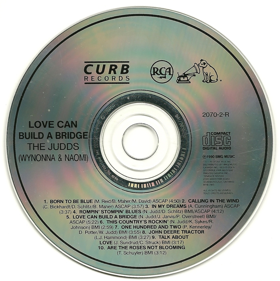Judds CD Love Can Build A Bridge 1990 - CDs