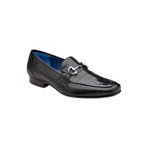 Belvedere Udine Shoes Genuine Caiman Crocodile and Lizard Loafer 1030 Black image 4