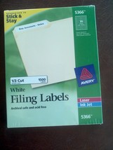 Avery Permanent Filing Labels - 5366 - $25.74