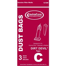 Dirt Devil Type C Vacuum Bags - Generic - 3 Pack - £4.85 GBP