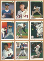 Boston Red Sox 1990 Upper Deck Team Set Roger Clemens Wade Boggs Jim Rice Dwight - £1.58 GBP